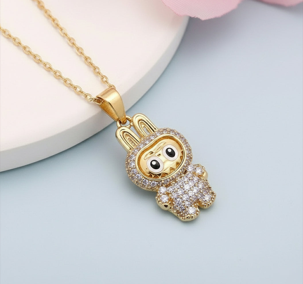 Labubu Charm Pendant Necklace