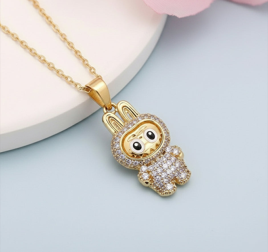 Labubu Charm Pendant Necklace