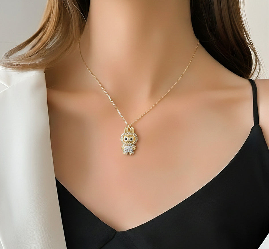 Labubu Charm Pendant Necklace