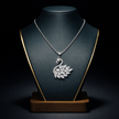 Silver Grace Swan Pendant Necklace