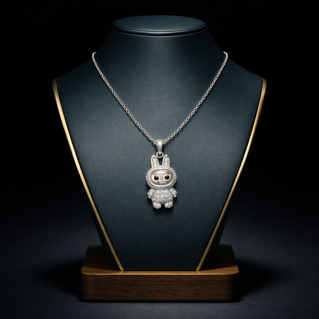 Labubu Charm Pendant Necklace